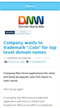 Mobile Screenshot of domainnamewire.com